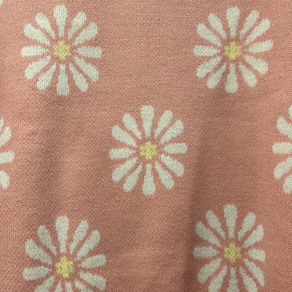Pink flower print sweater - Picture 2 of 5